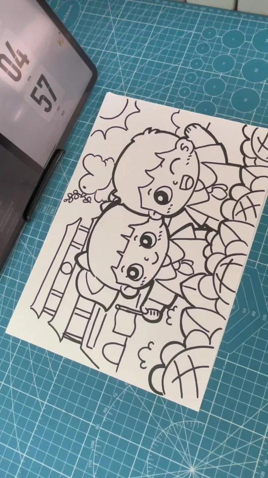 超简单国庆节主题画、儿童画