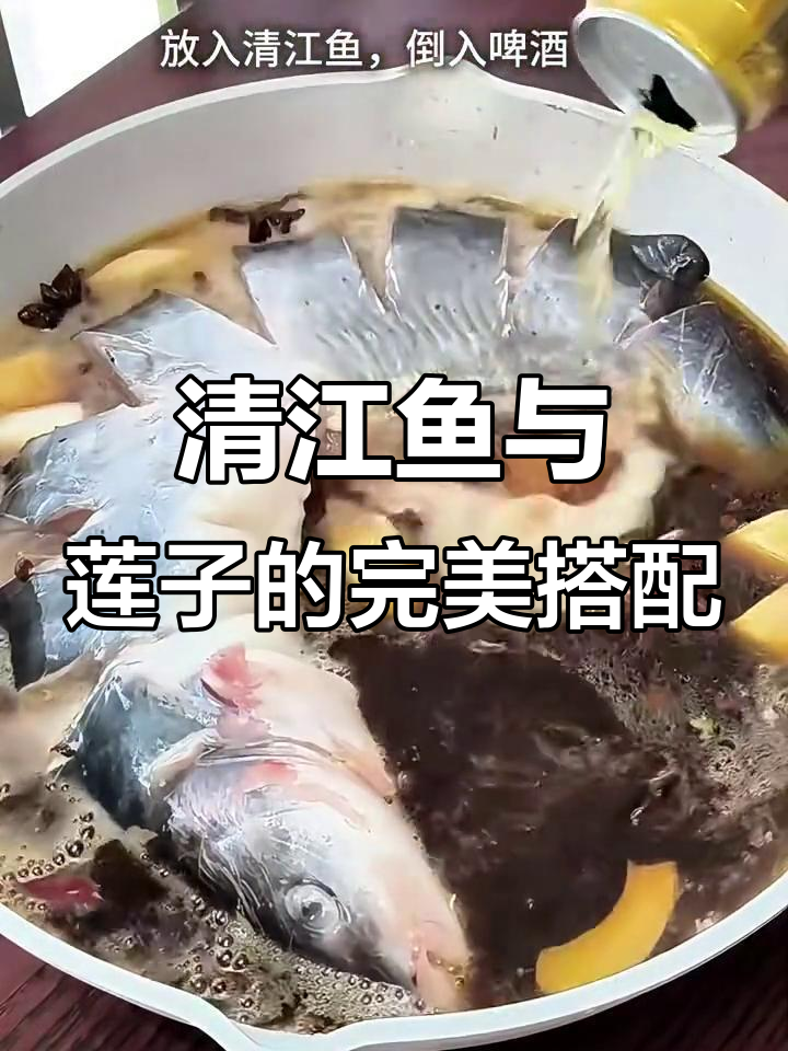 茭白莲子炖清江鱼,鲜香四溢的滋补美味