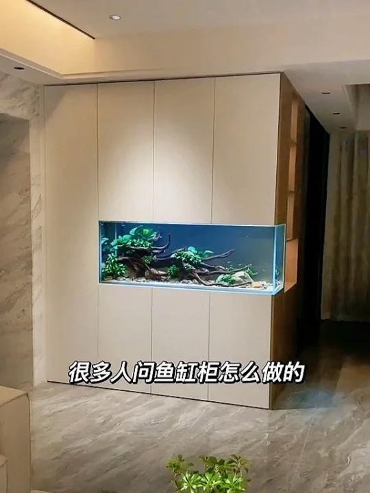 入户玄关柜鱼缸设计案例分享
