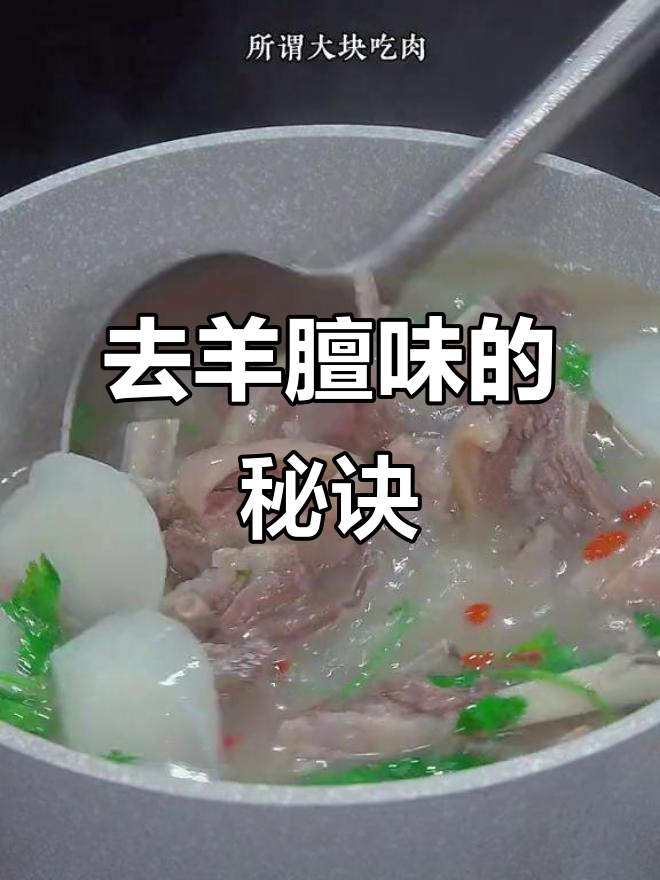 秋冬羊肉汤,去膻味有妙招!甘蔗、香料一锅炖出美味