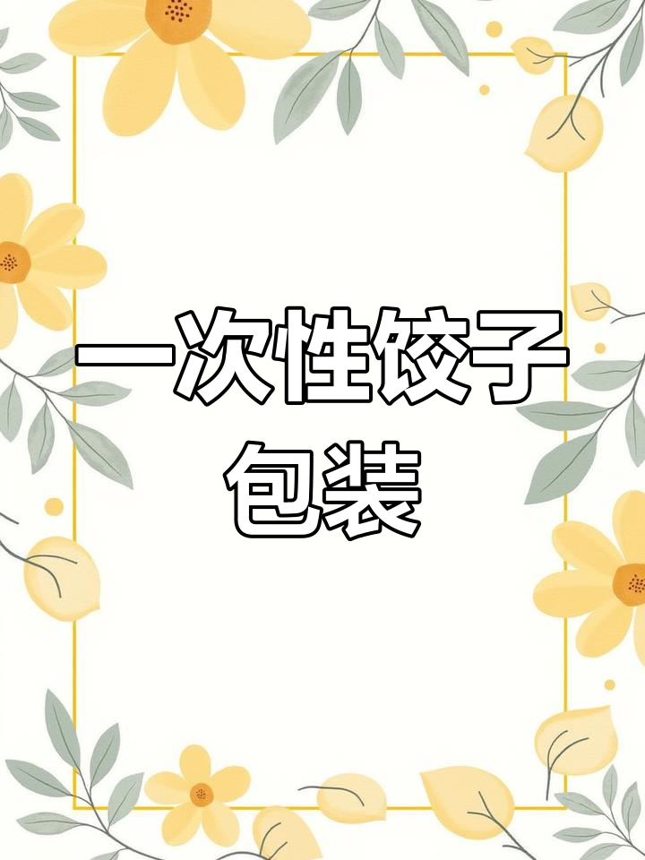一次性饺子打包盒使用指南