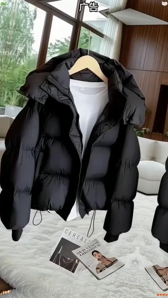 羽绒棉服女短款2025新款爆款洋气加厚棉衣面包服外套宽松冬季棉袄