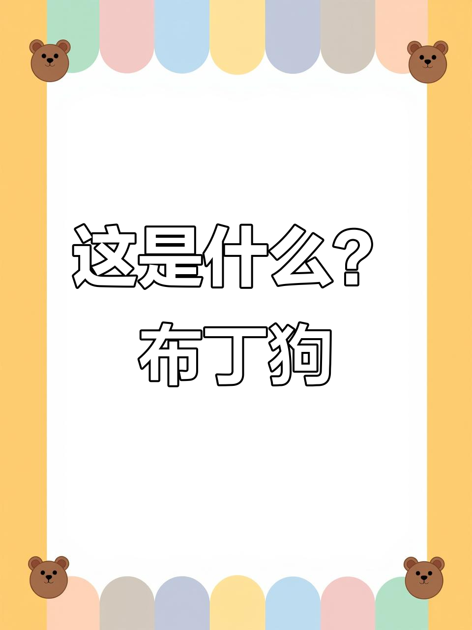 布丁狗来啦!快来Rua一下,超萌的!