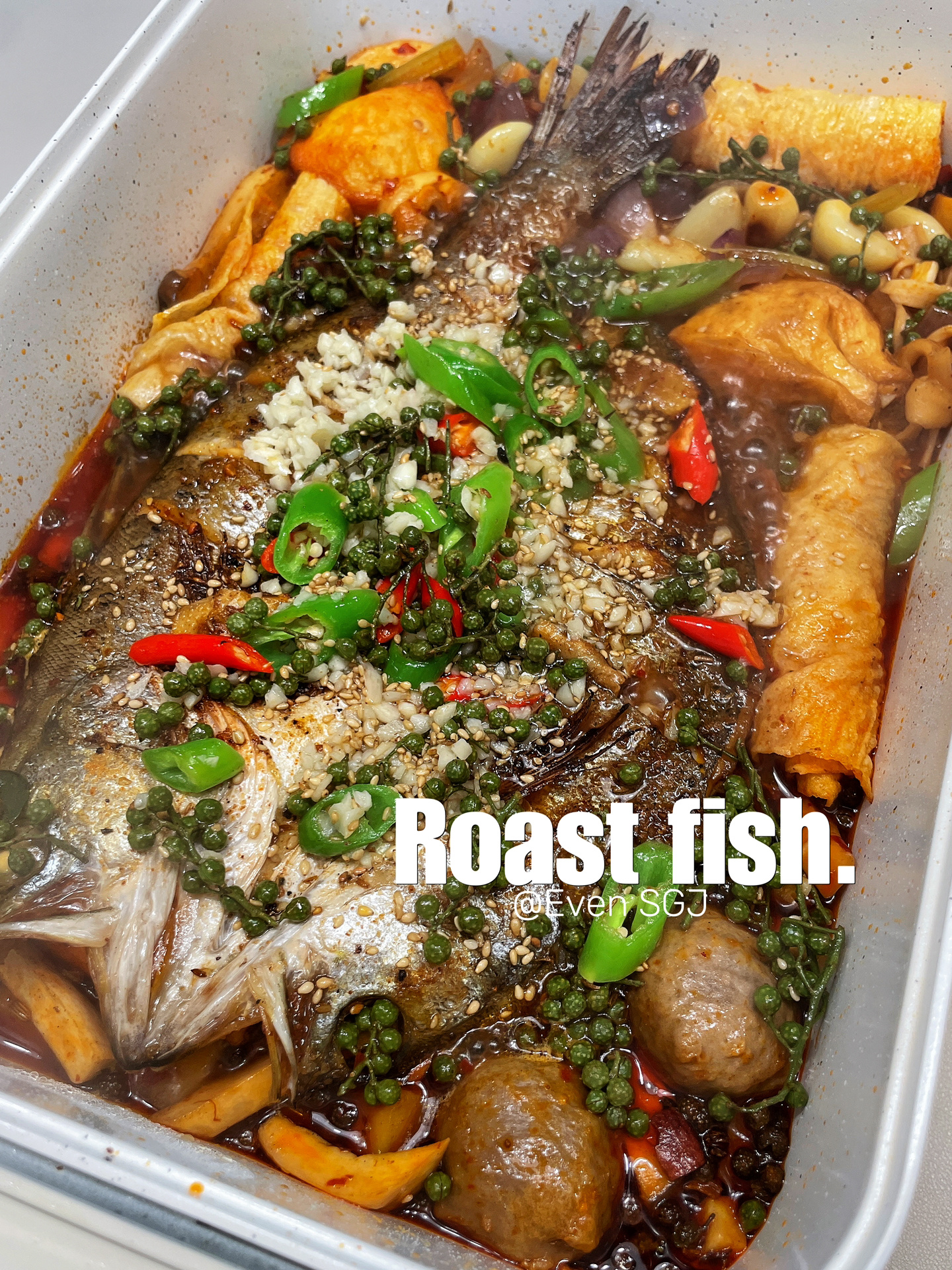 外酥里嫩的香烤鲈鱼在家就能轻松搞定