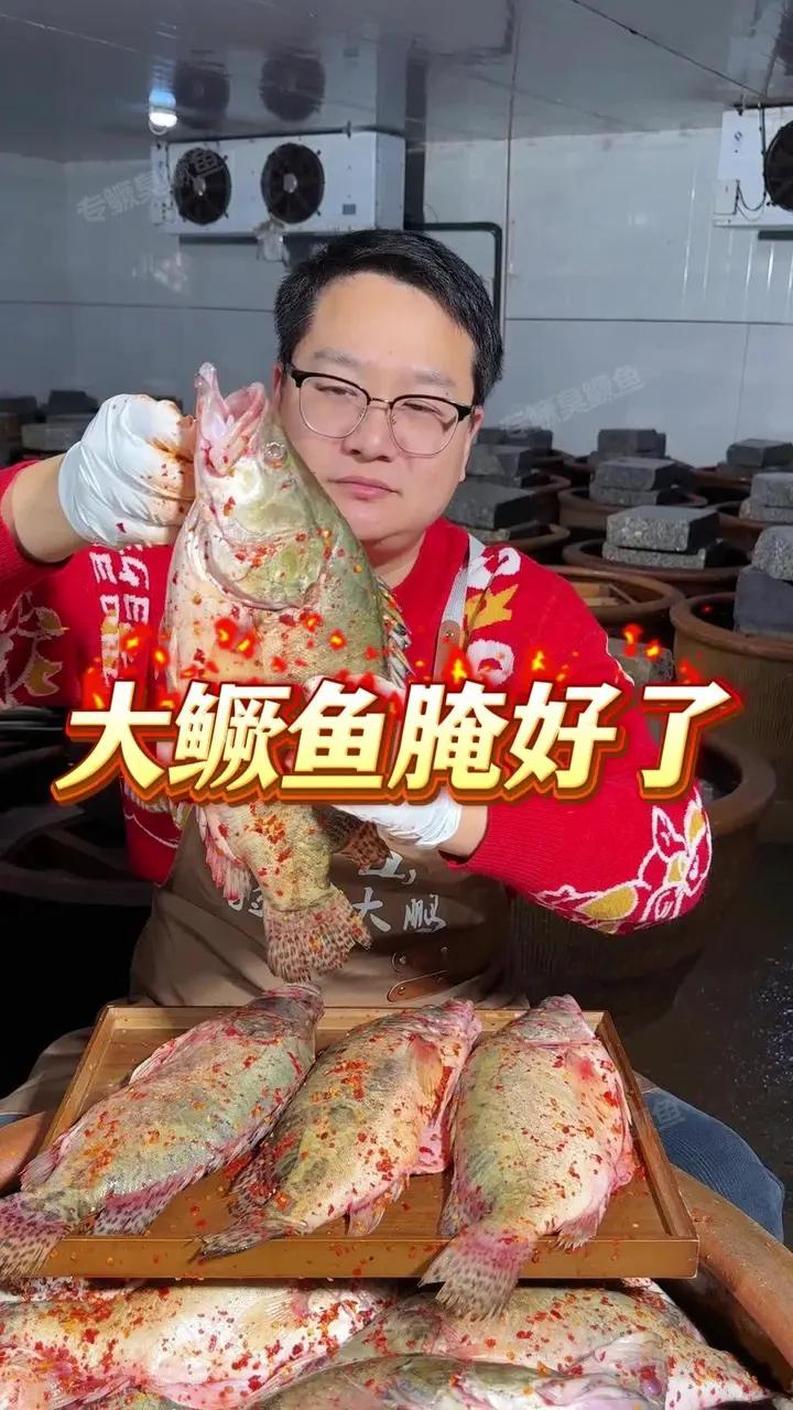 大鳜鱼腌好了,臭鳜鱼便宜卖了,饭店一条臭鳜鱼的价格,我给你们发三条,还送烧鱼料包