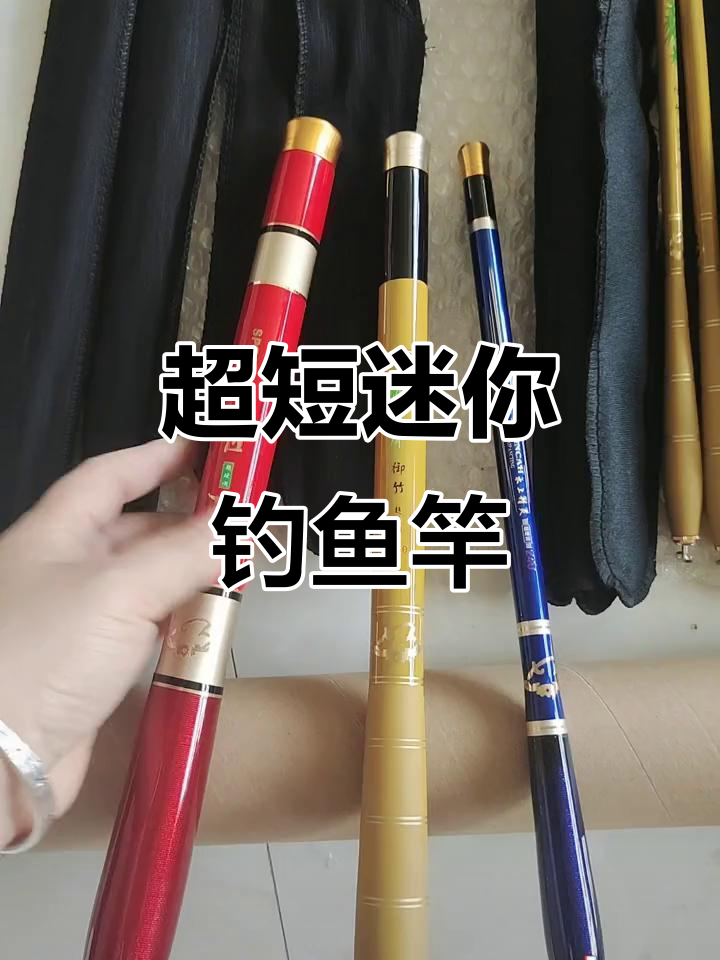 迷你小鱼竿,轻松钓大鱼!33公分超短手杆,高碳材质直飞无压力