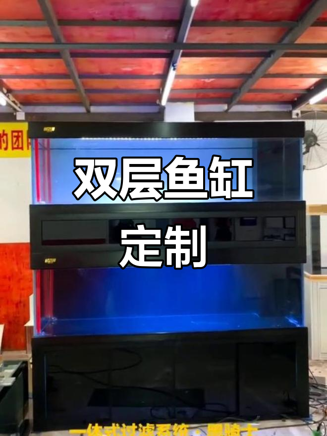 长沙鱼缸定制,双层复式设计,循环系统全面升级
