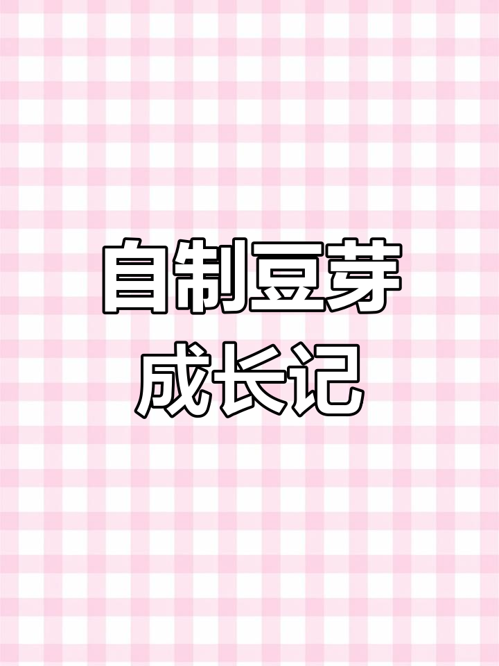 绿豆芽生长全过程绘本