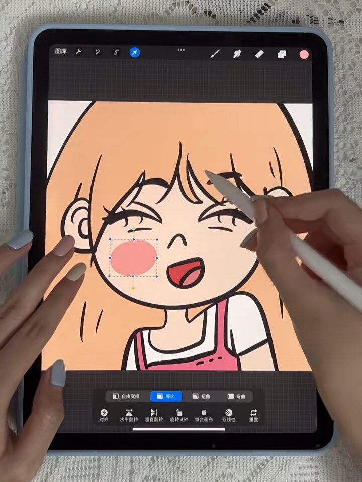 procreate绘画教程|新手也会的超可爱头像!