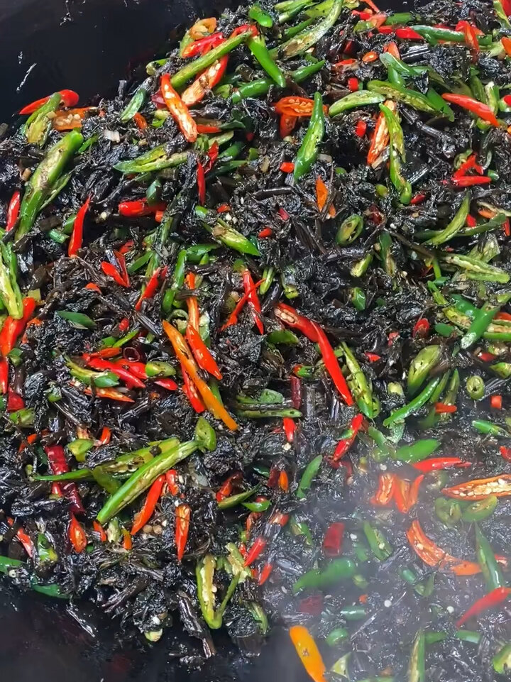 炒黑咸菜,清粥必备拍档!
