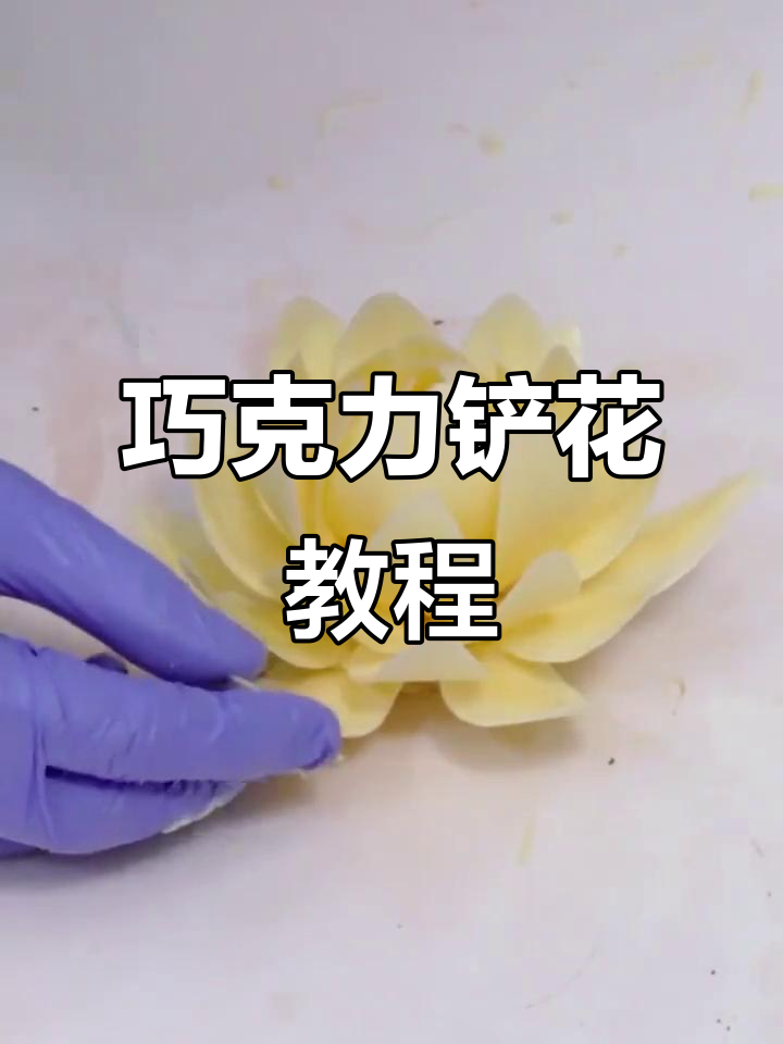 轻松做出巧克力花朵,简单又有趣的手工技艺