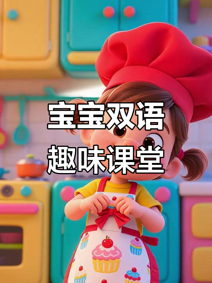 这款绘本让宝宝边学英语,边动手做蛋糕,超有趣!