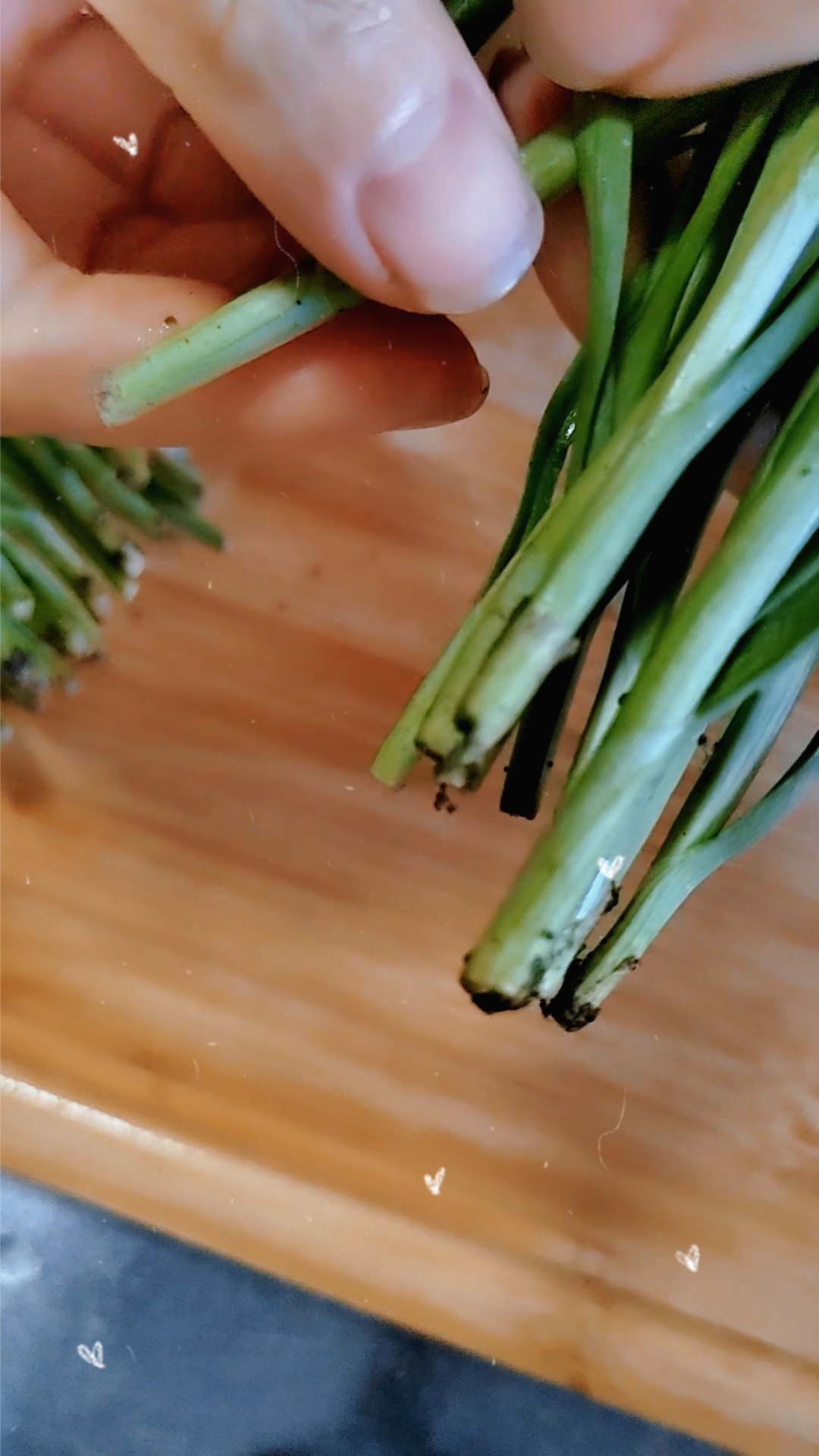 摘韭菜的小窍门