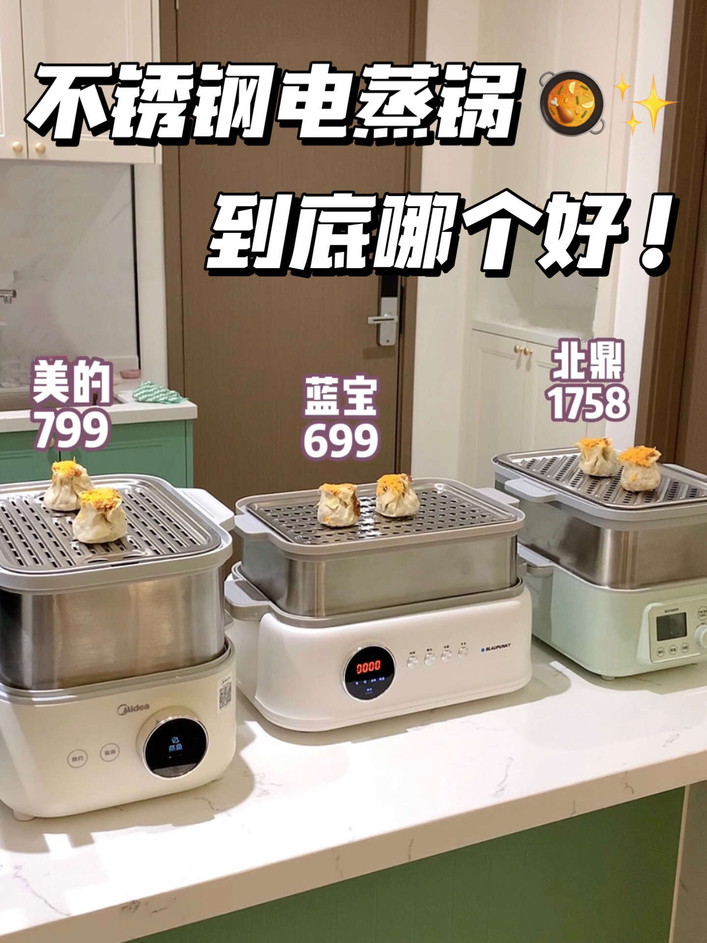 3款不锈钢电蒸锅测评看完彻底不纠结了