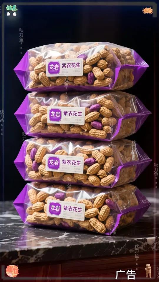 净重发货，无干燥剂！快来抢这款好吃的湿烤紫衣花生！咸香酥脆，入口嘎嘎香！精选当地紫衣花生，