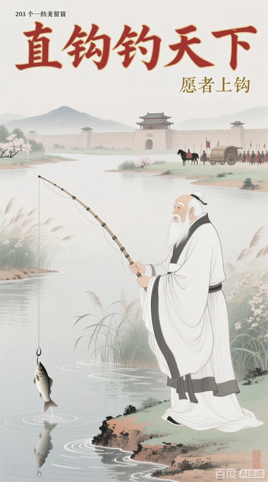 姜太公钓鱼，愿者上钩