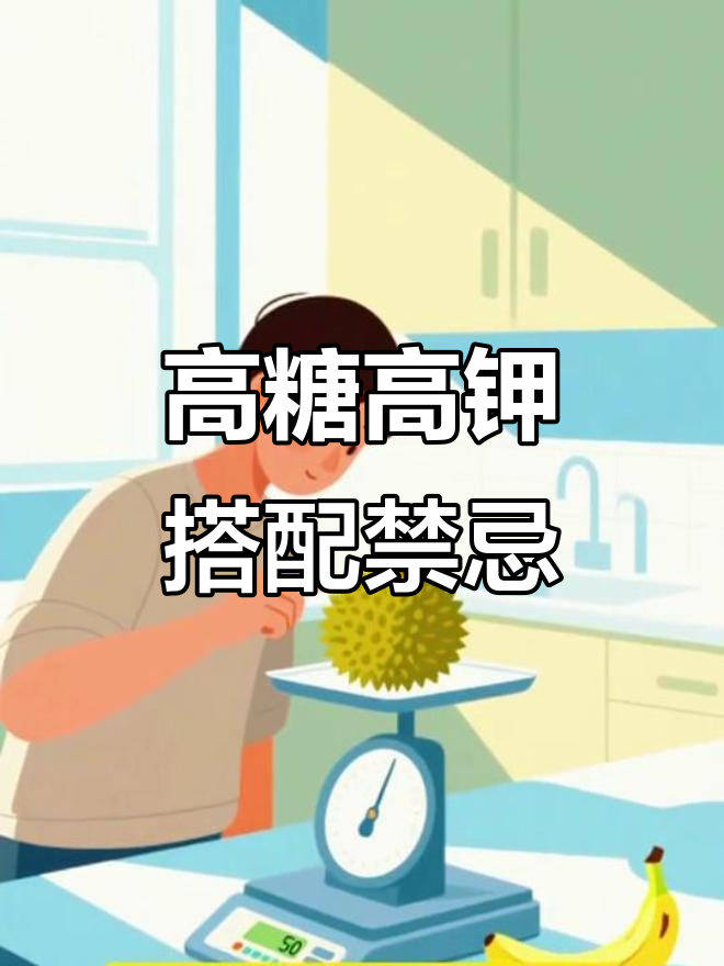 榴莲与香蕉同食,热量高、钾多,需谨慎选择食用量