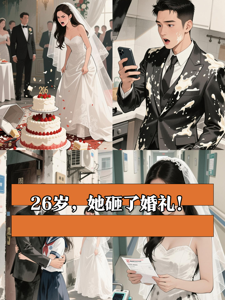 26岁生日当天，她亲手砸了自己的婚礼蛋糕