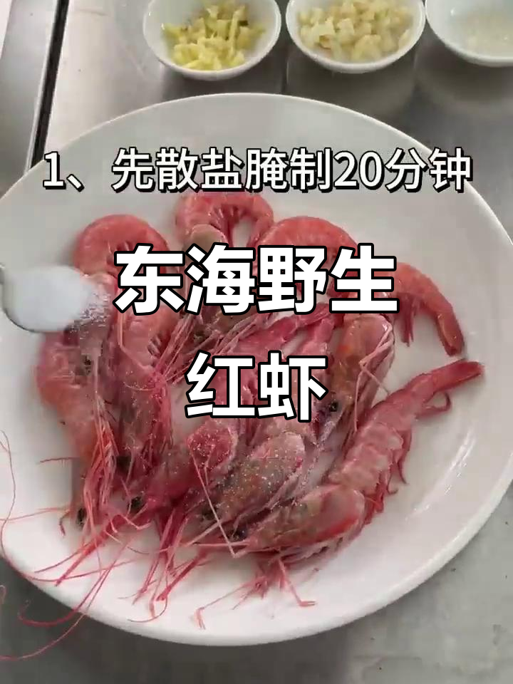 东海野生红虾，鲜美无比！