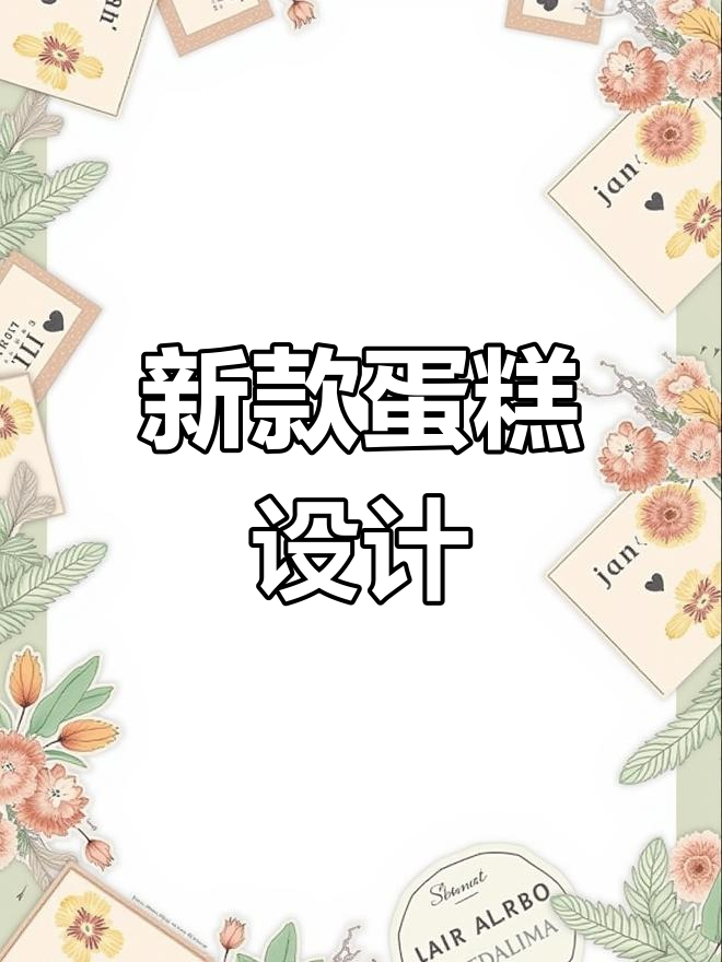 精选348张蛋糕装饰图,2025年新款