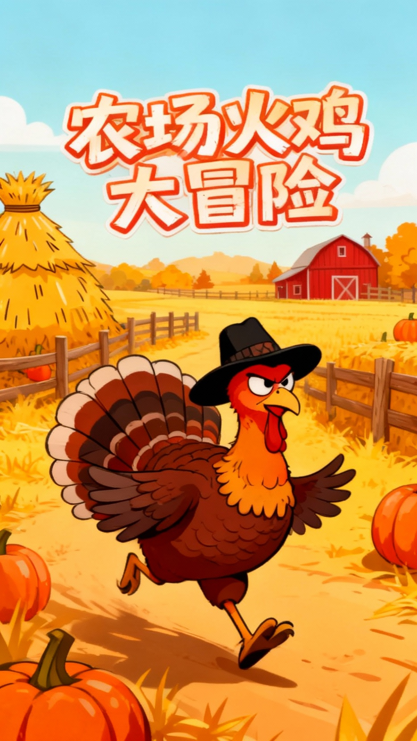 稻草里的火鸡，卡通农场奇遇