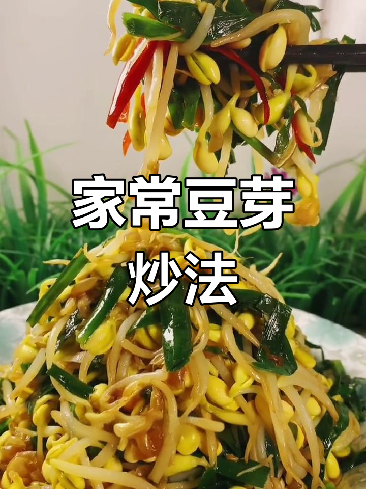 简单素炒黄豆芽,香气扑鼻