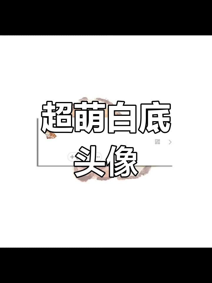 可爱白底简约头像,布艾沃久拉岛之旅