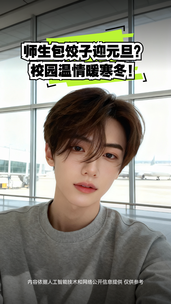 师生包饺子迎元旦?校园温情暖寒冬!