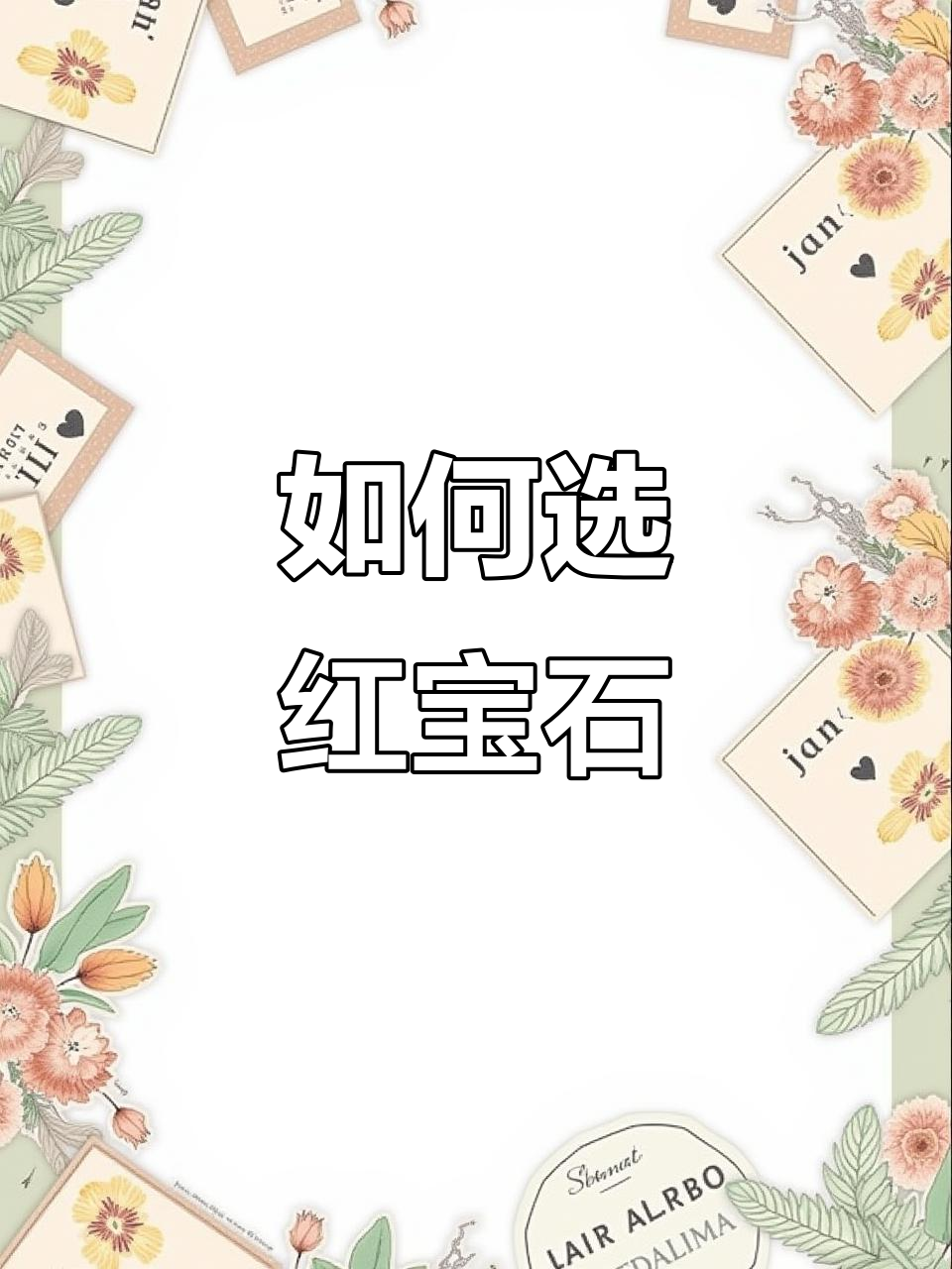 红宝石颜色如何挑选?鸽血红才是最贵的!