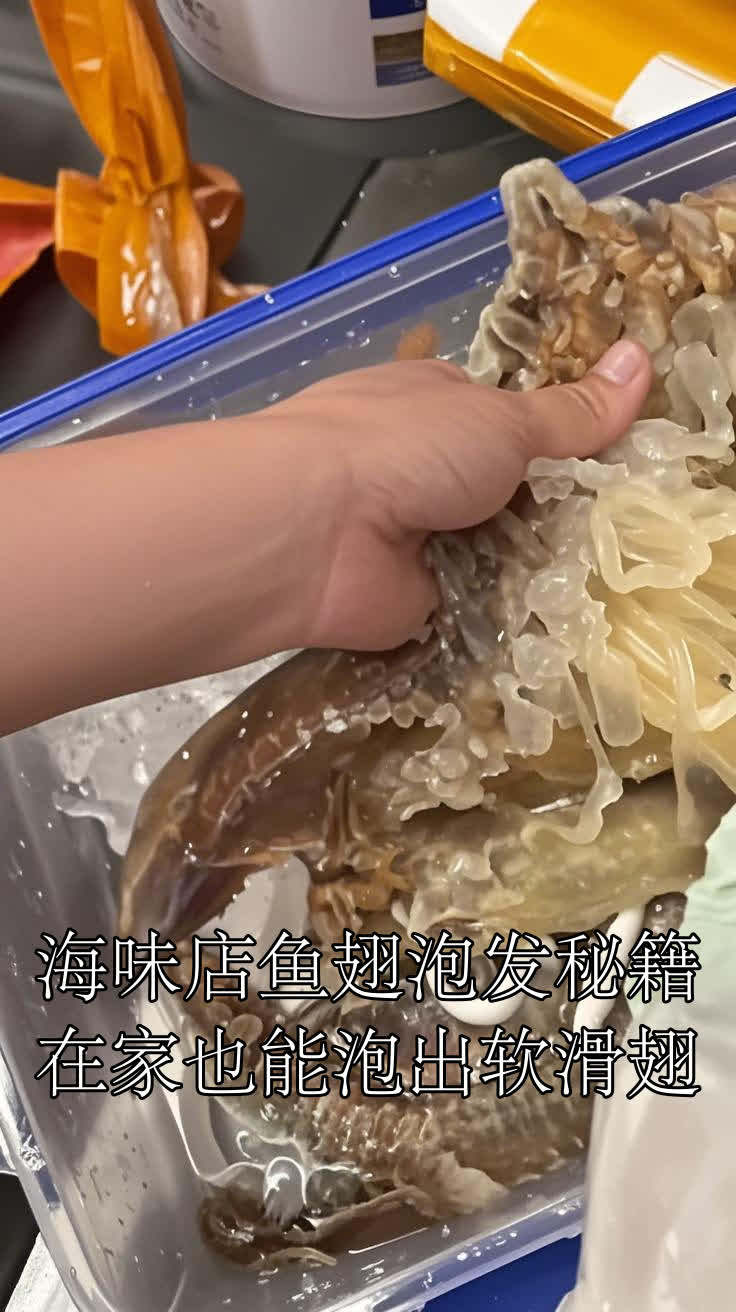 海味店鱼翅泡发秘籍在家也能泡出软滑翅