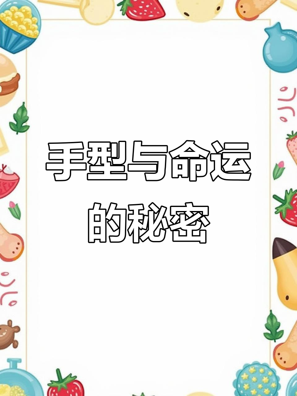 女人手上有十个簸箕,命运如何?