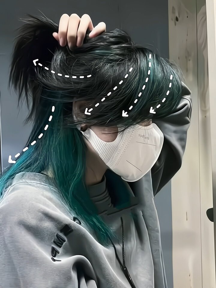 酷女鲻鱼头