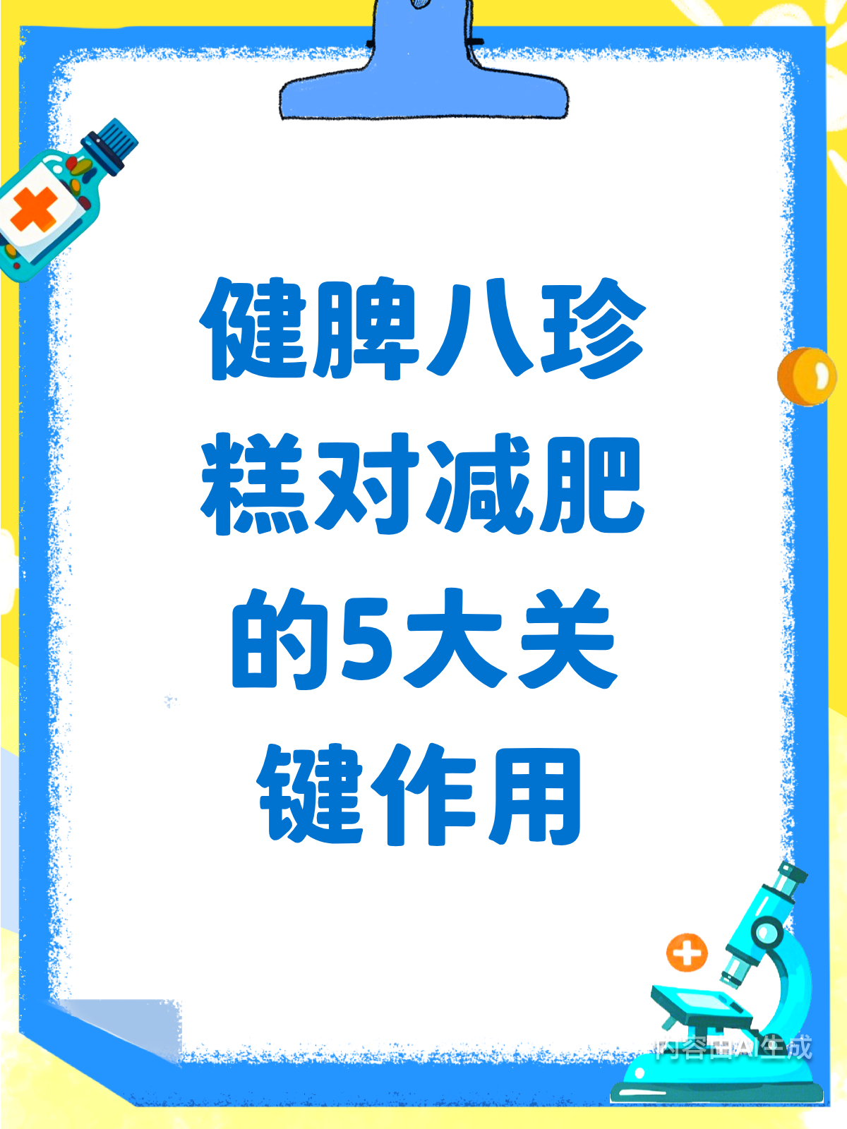 健脾八珍糕能减肥5个关键点揭秘真相