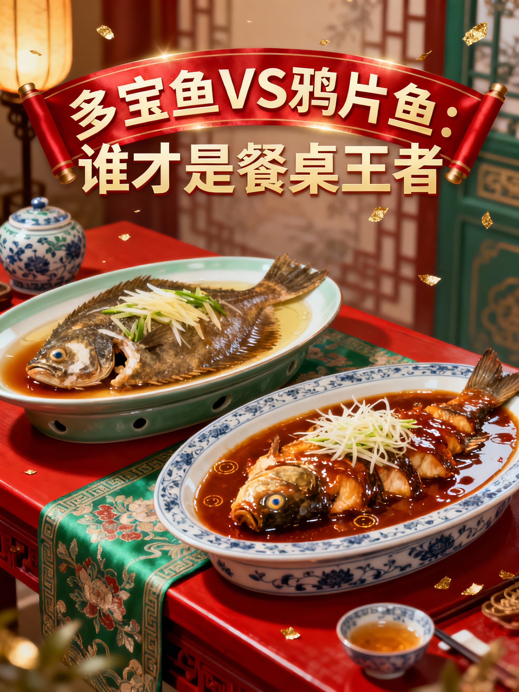 多宝鱼VS鸦片鱼：谁才是餐桌王者