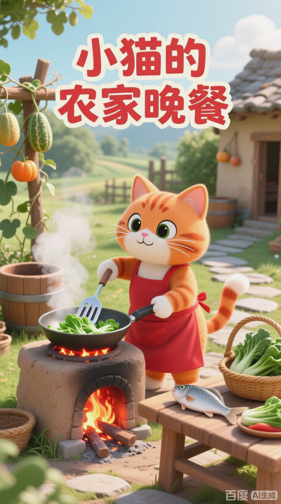 小橘猫的农村烹饪日记