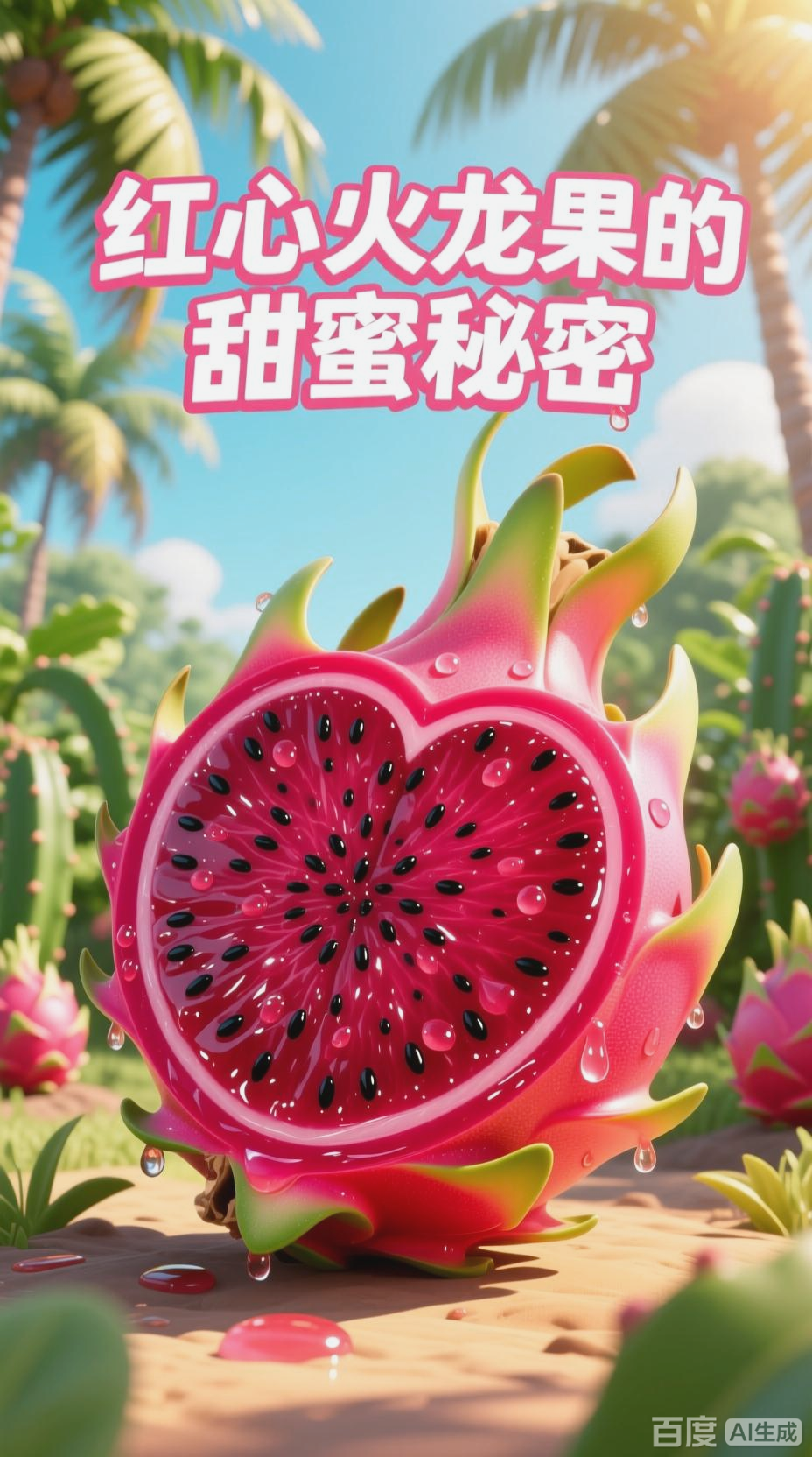 红心火龙果:甜美与营养并存