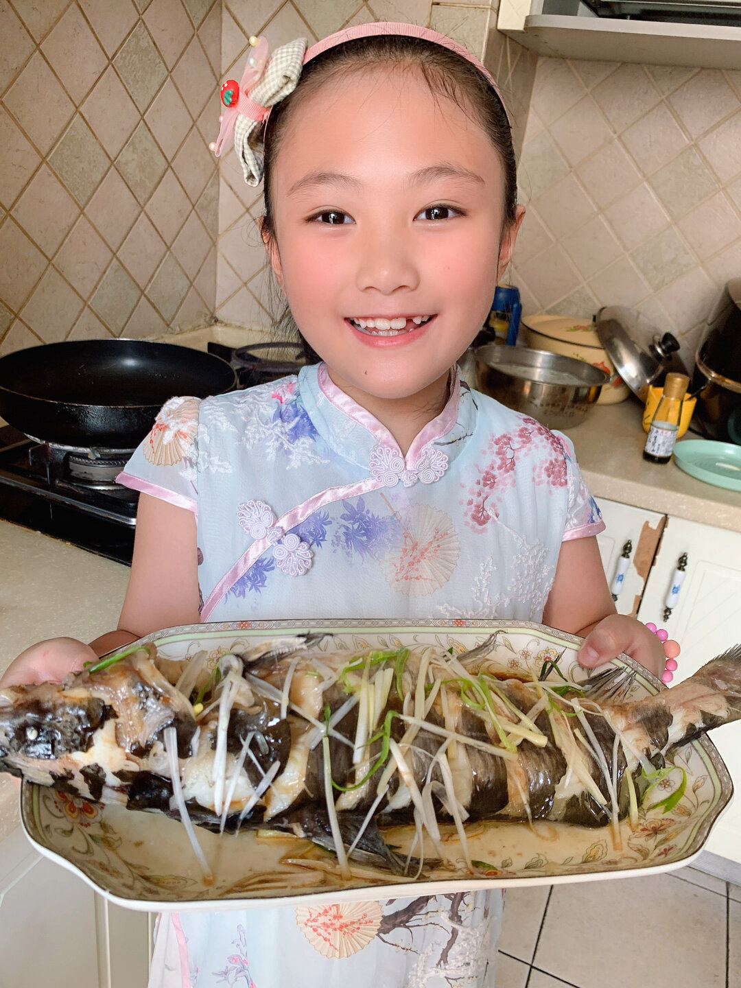 馋嘴娃想吃那就自己动手做一个清蒸江团吧