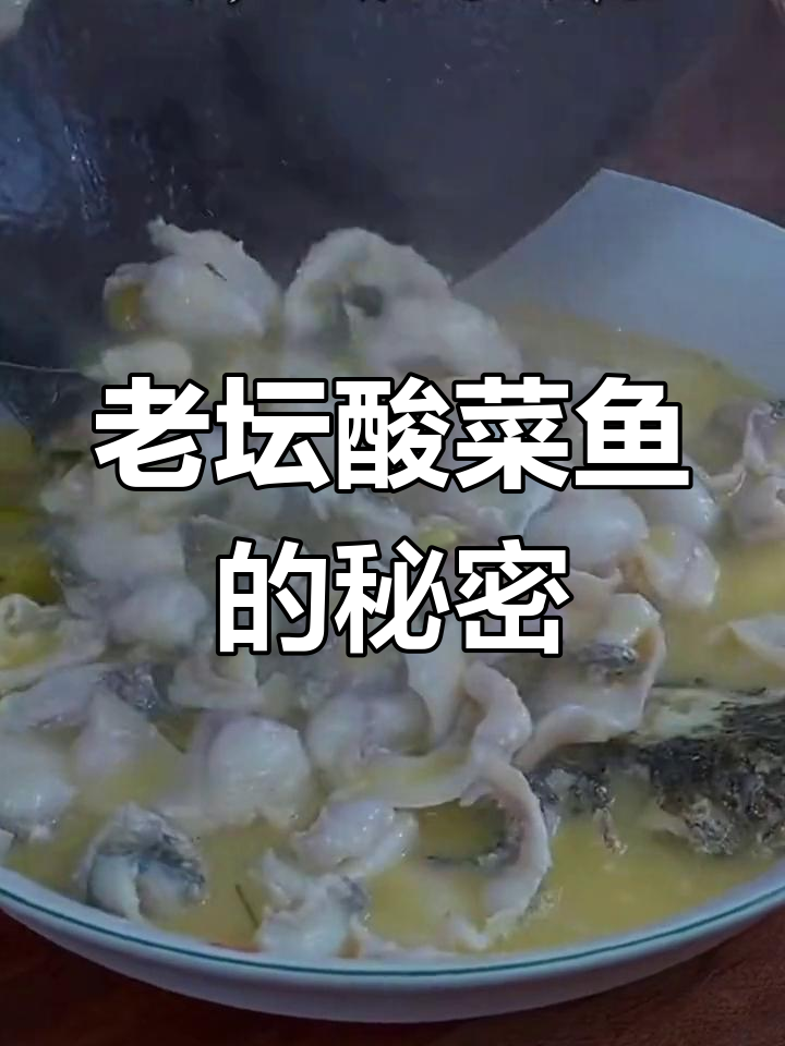 30年老坛酸菜鱼做法大揭秘,汤汁更香浓