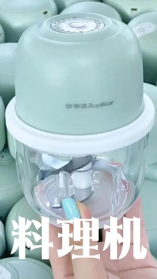 荣事达电动料理机,黄金大容量,厨房必备好物,葱姜大蒜花生碎辣椒碎肉馅几秒钟就绞好啦好物推荐