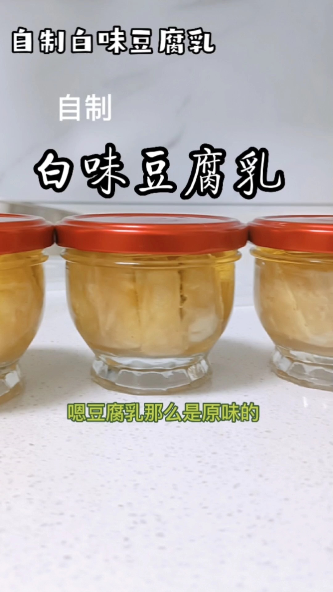 家庭自制白味豆腐乳