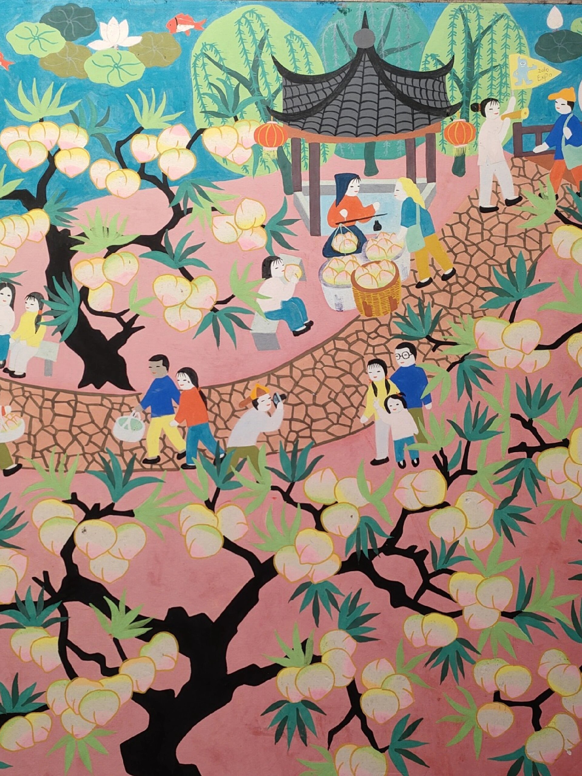 色彩缤纷的农民画,画出幸福的生活