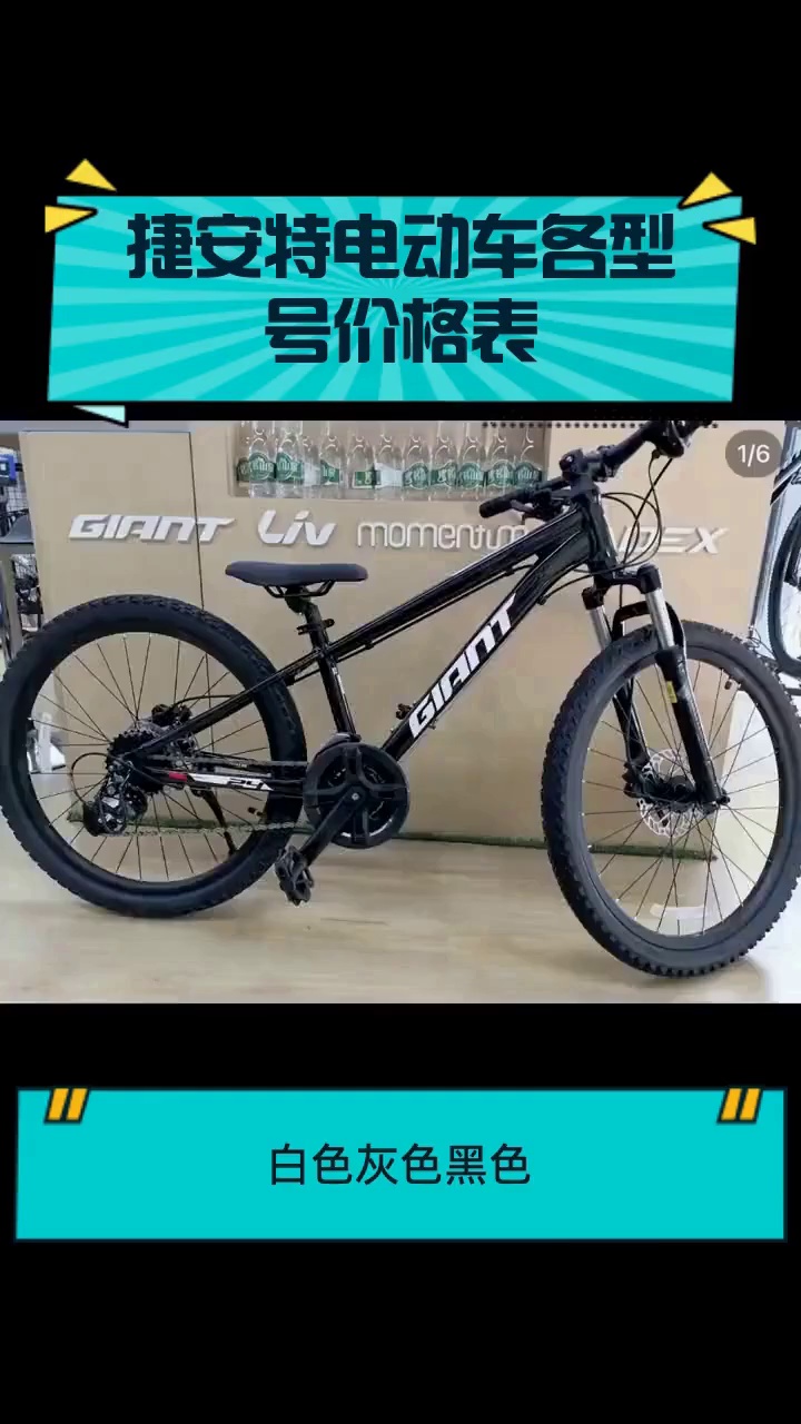 捷安特电动车各型号价格表