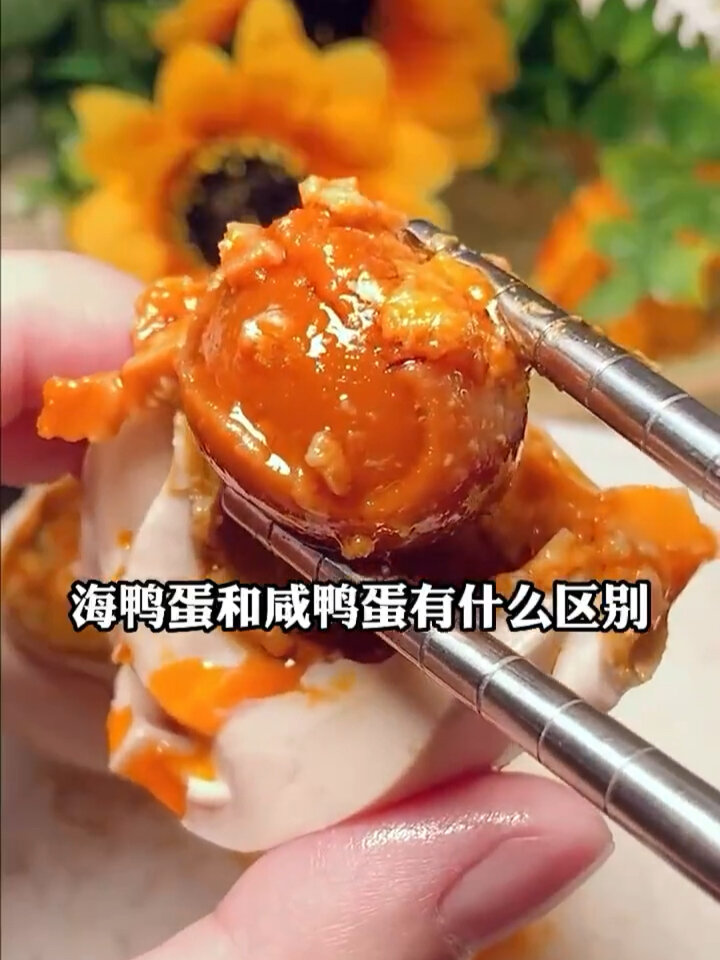 海鸭蛋和咸鸭蛋到底有什么区别呢