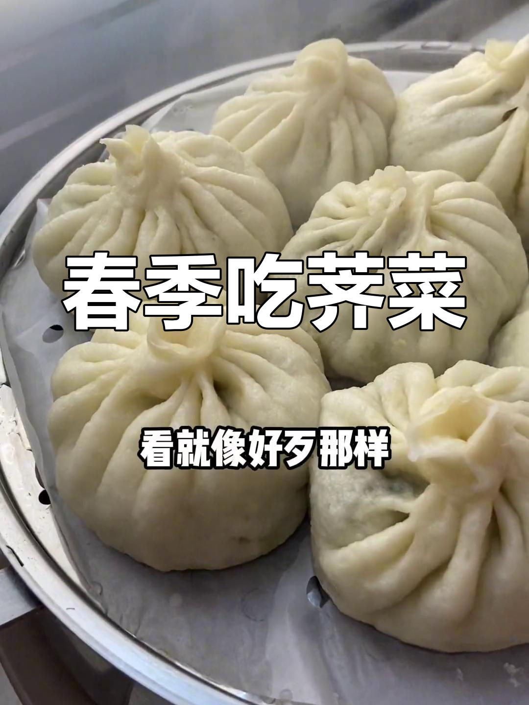 春天野菜包荷袋,荠菜的独特做法