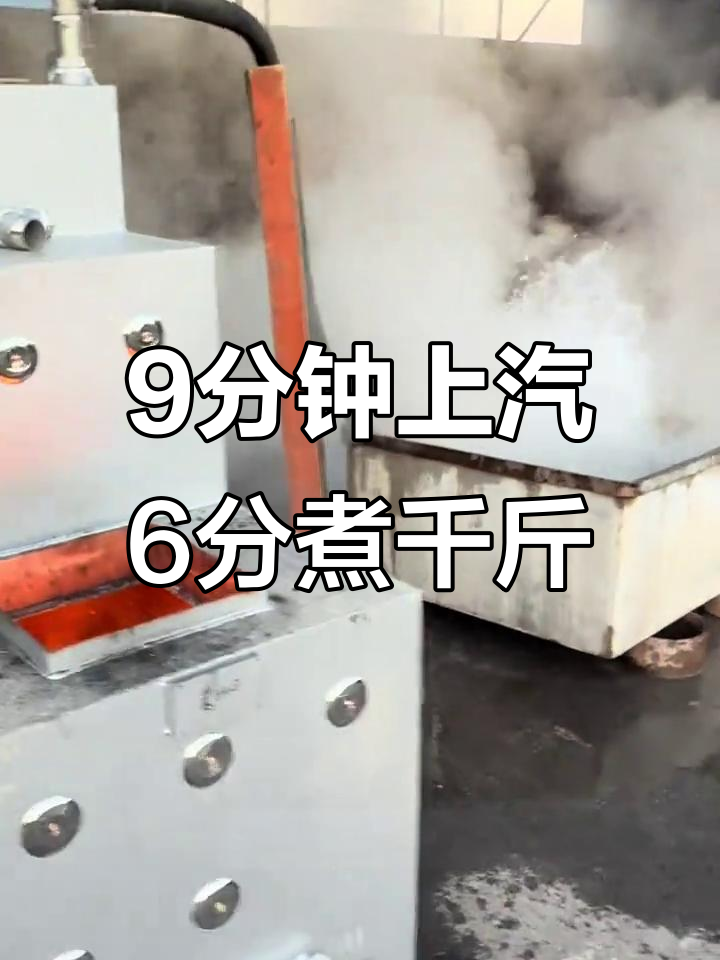 9分钟上汽，6分钟煮开1000斤水！蒸汽发生器实测效果惊人