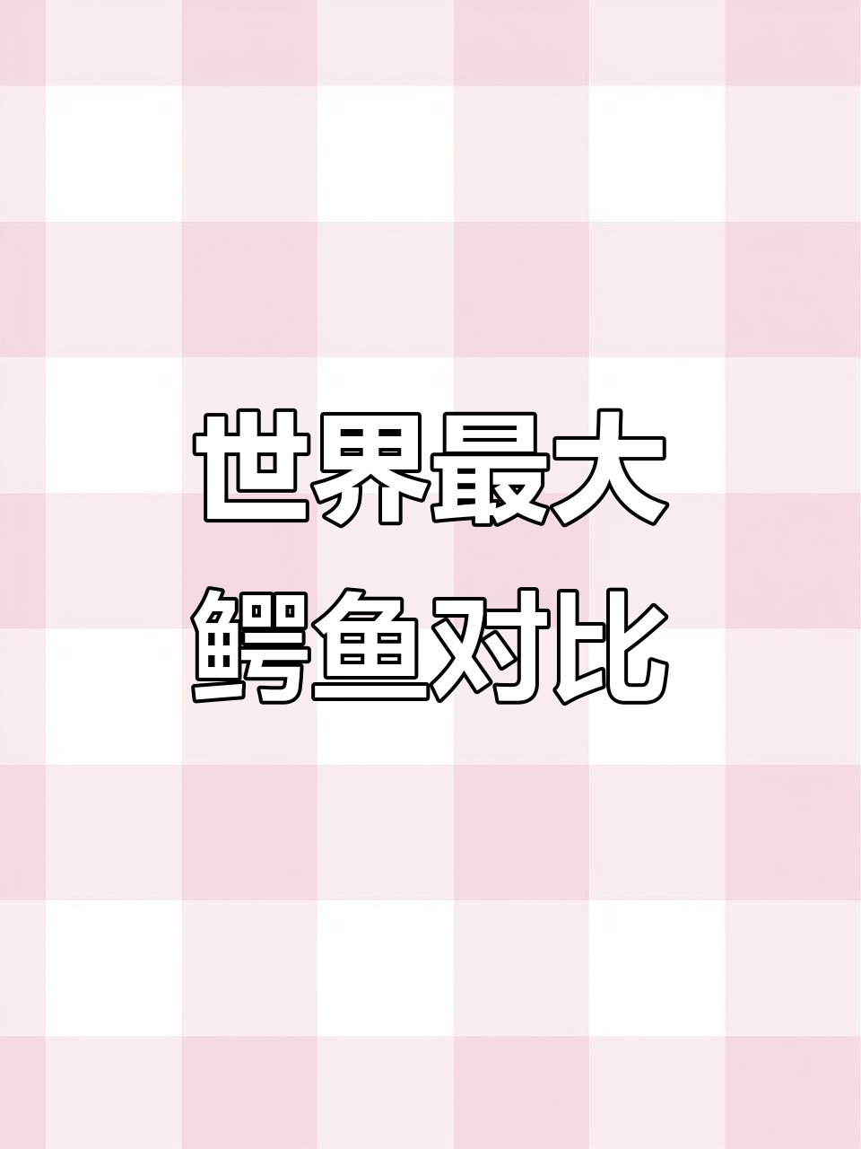 鳄鱼尺寸大揭秘:从迷你到巨型,哪种才是最大?
