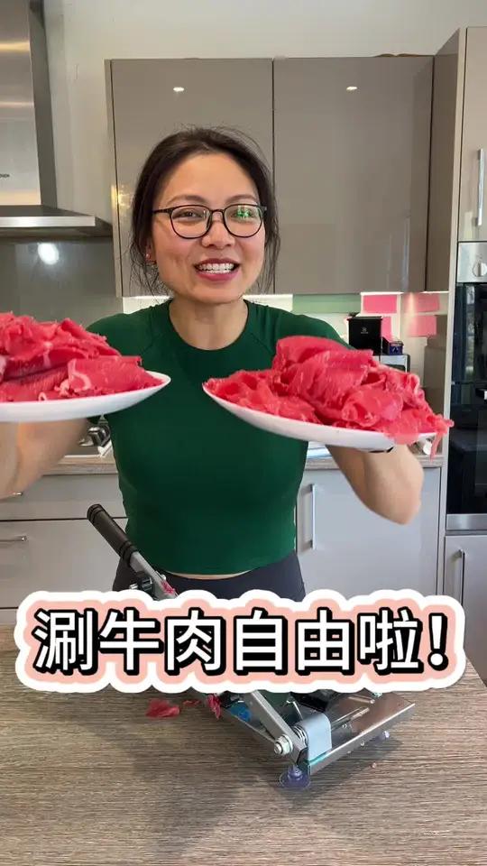 我在英国实现了涮牛肉自由,今天做的减脂餐燕麦面不错 海外生活 跨国婚姻 减脂餐 涮牛肉