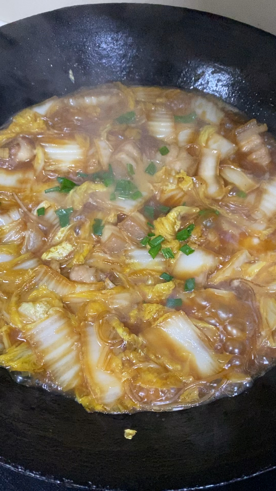 懒人烧饭之大白菜烧粉丝