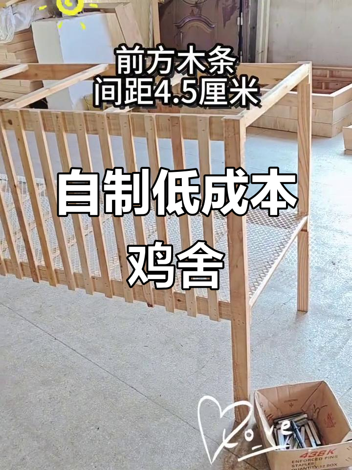 只需60元,自制简易鸡舍,轻松搞定!