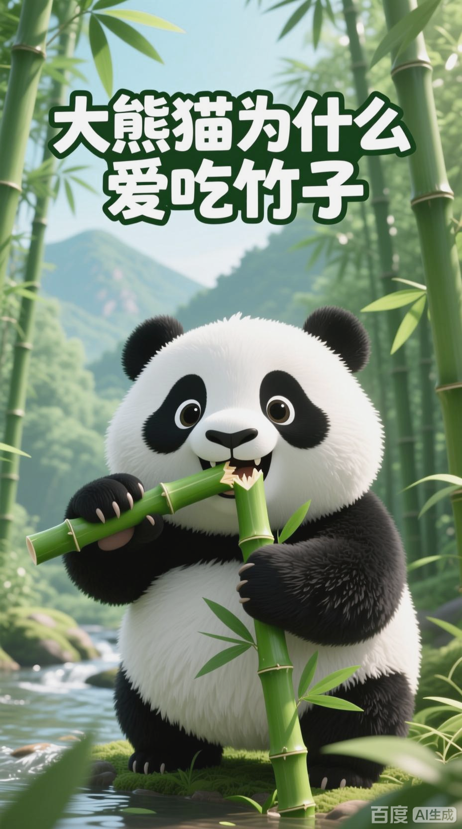 大熊猫为什么爱吃竹子？